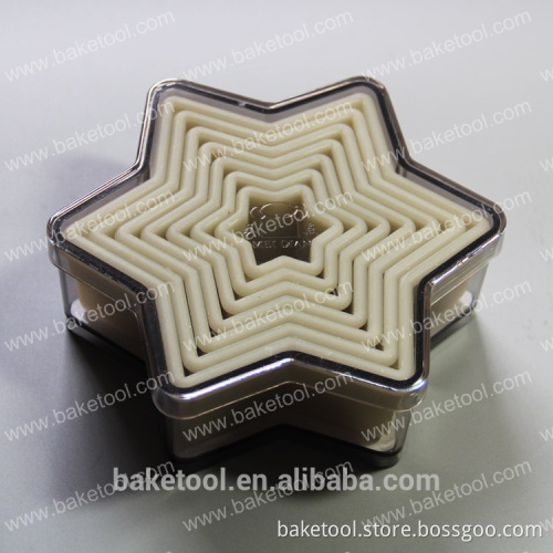 7pcs star shaped nylon cutters set